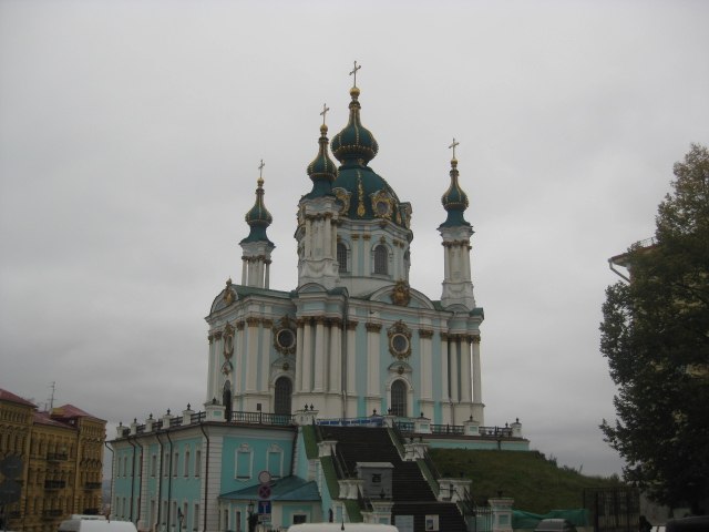 Андреевская церковь архитектора Растрелли